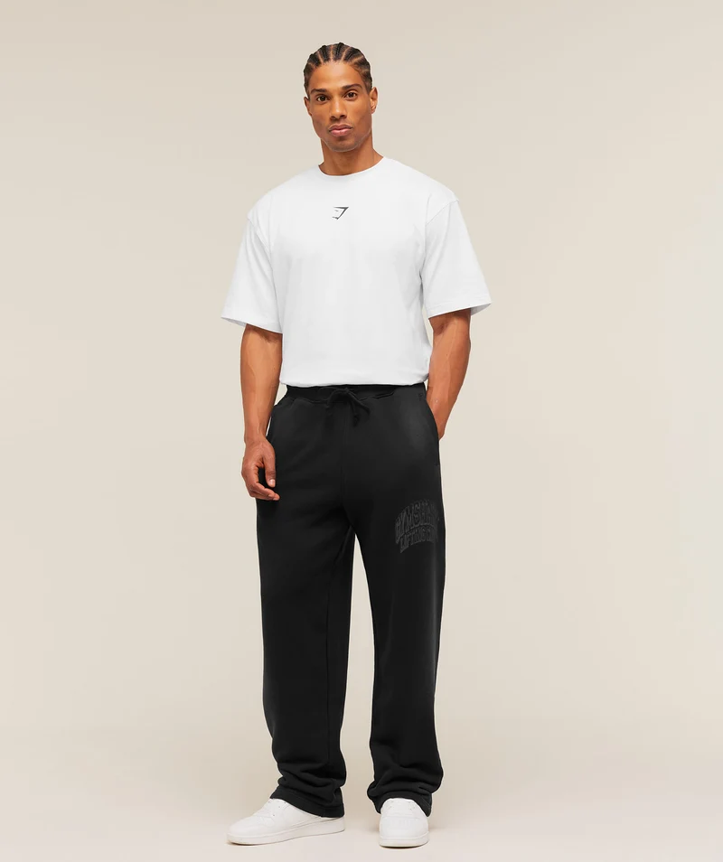 Gymshark GSLC Straight Leg Pants - Black/Wash
