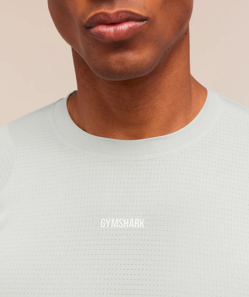 Gymshark Train Long Sleeve T-Shirt - Light Grey