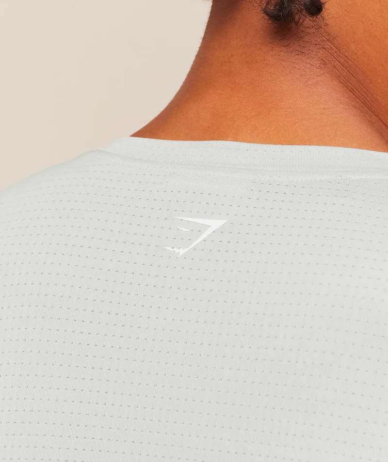 Gymshark Train Long Sleeve T-Shirt - Light Grey