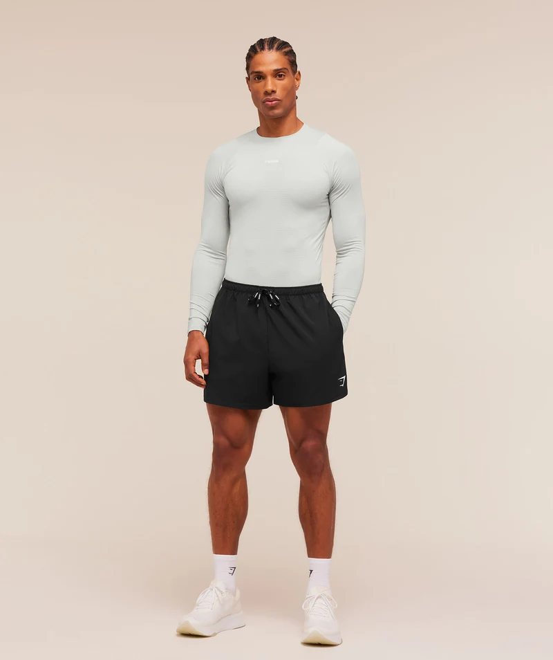 Gymshark Train Long Sleeve T-Shirt - Light Grey