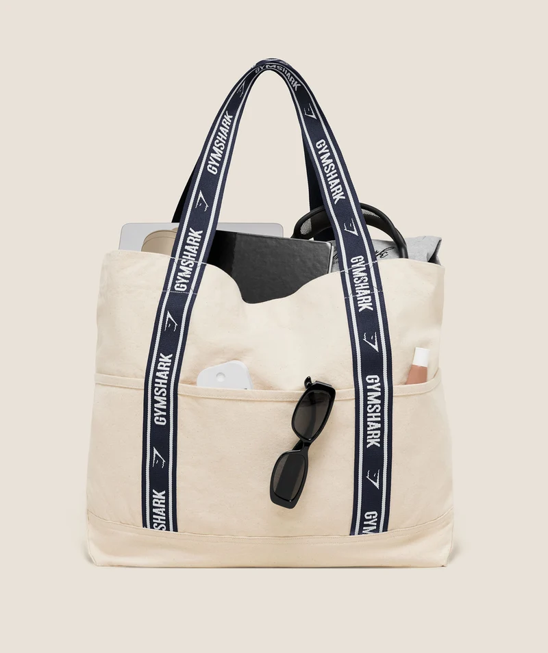 Gymshark Logo Tote - Undyed