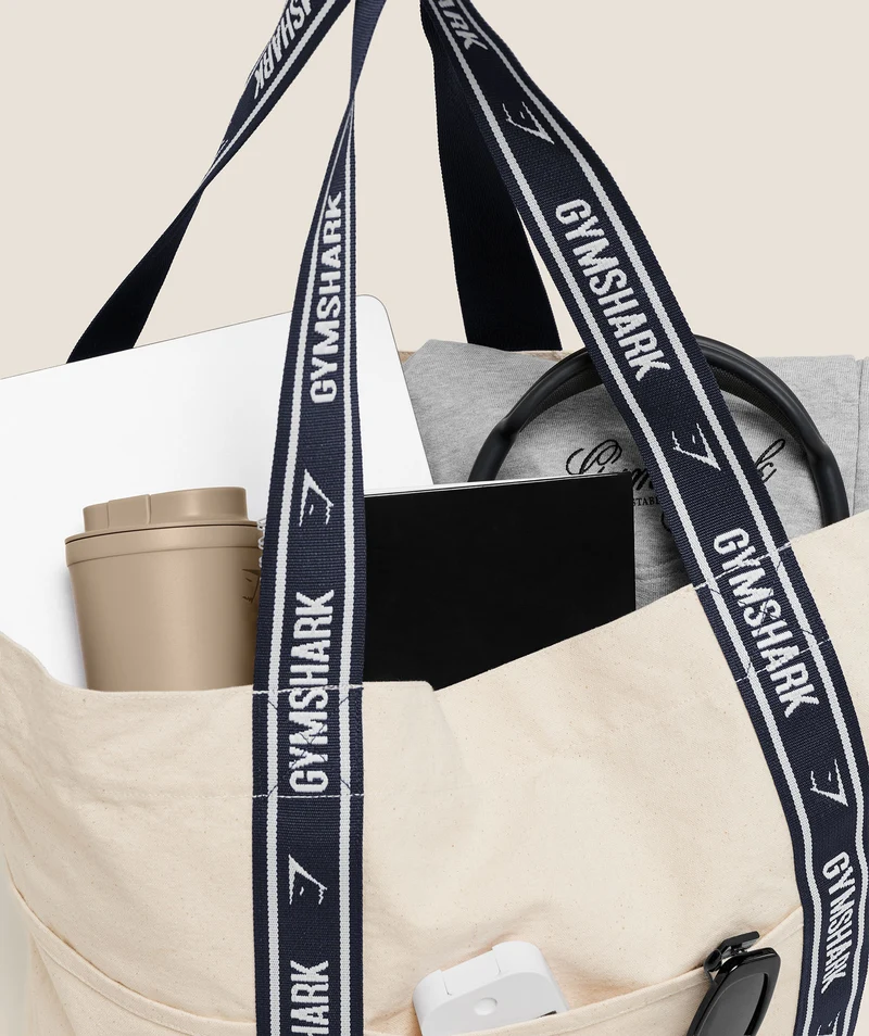 Gymshark Logo Tote - Undyed