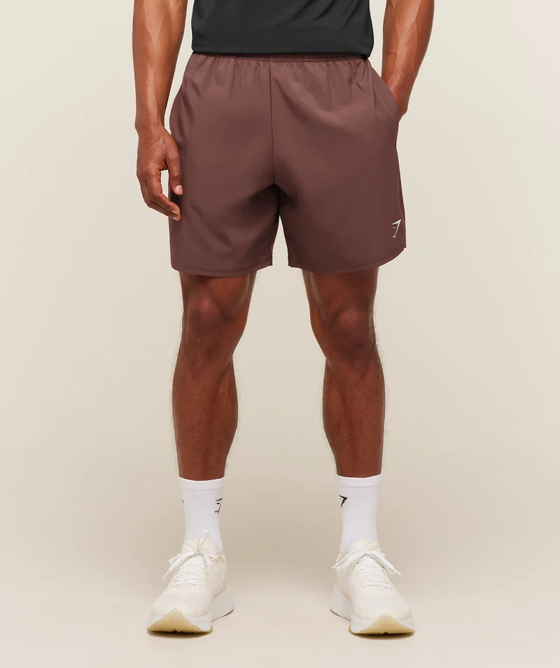 Gymshark Arrival 7" Shorts - Espresso Brown