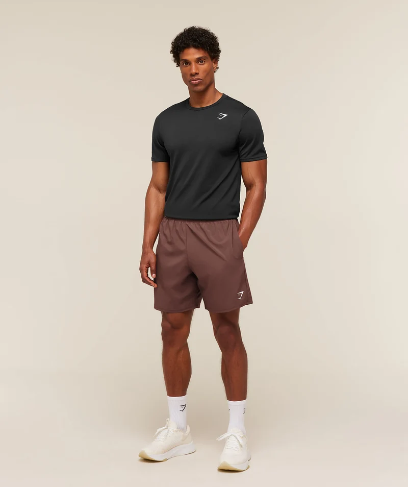 Gymshark Arrival 7" Shorts - Espresso Brown