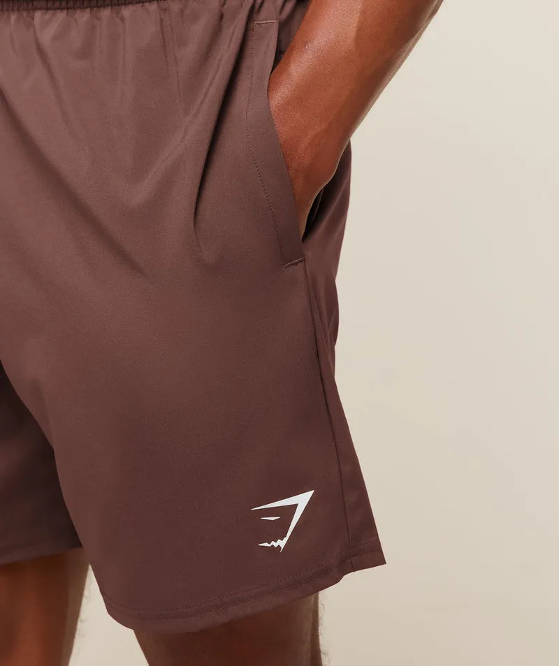 Gymshark Arrival 7" Shorts - Espresso Brown