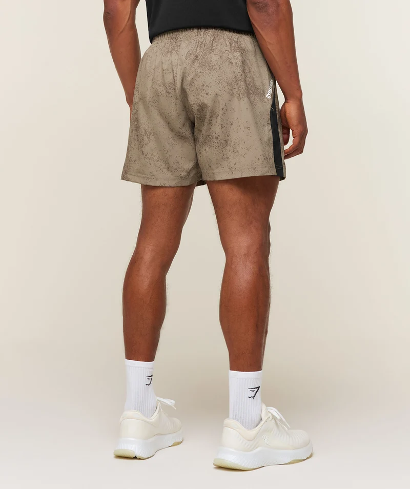 Gymshark Sport 5" Shorts - Lifestyle Brown/Black