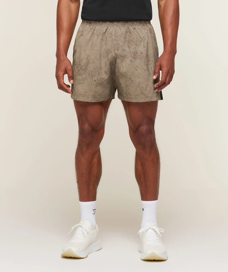 Gymshark Sport 5" Shorts - Lifestyle Brown/Black