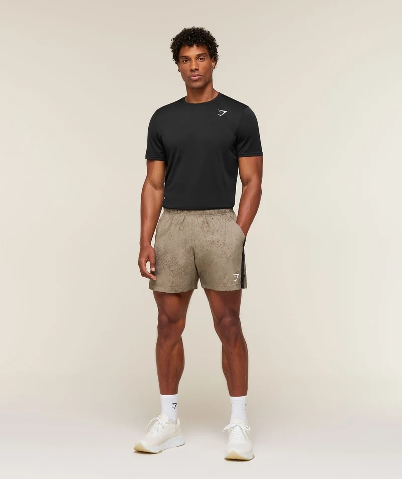 Gymshark Sport 5" Shorts - Lifestyle Brown/Black