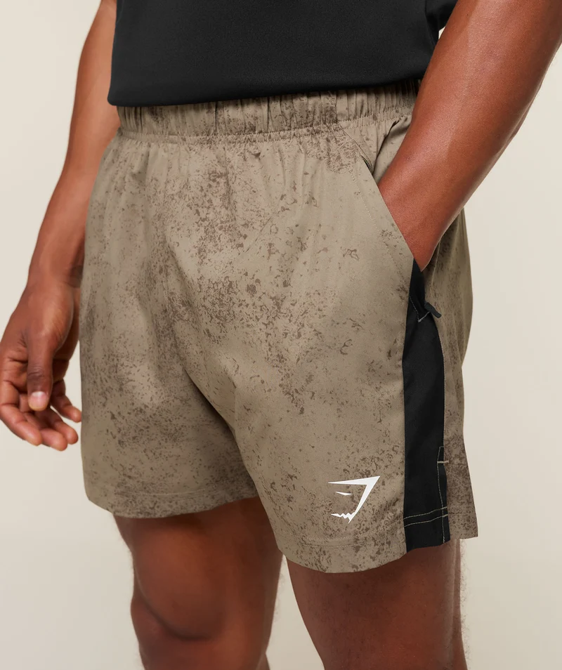Gymshark Sport 5" Shorts - Lifestyle Brown/Black