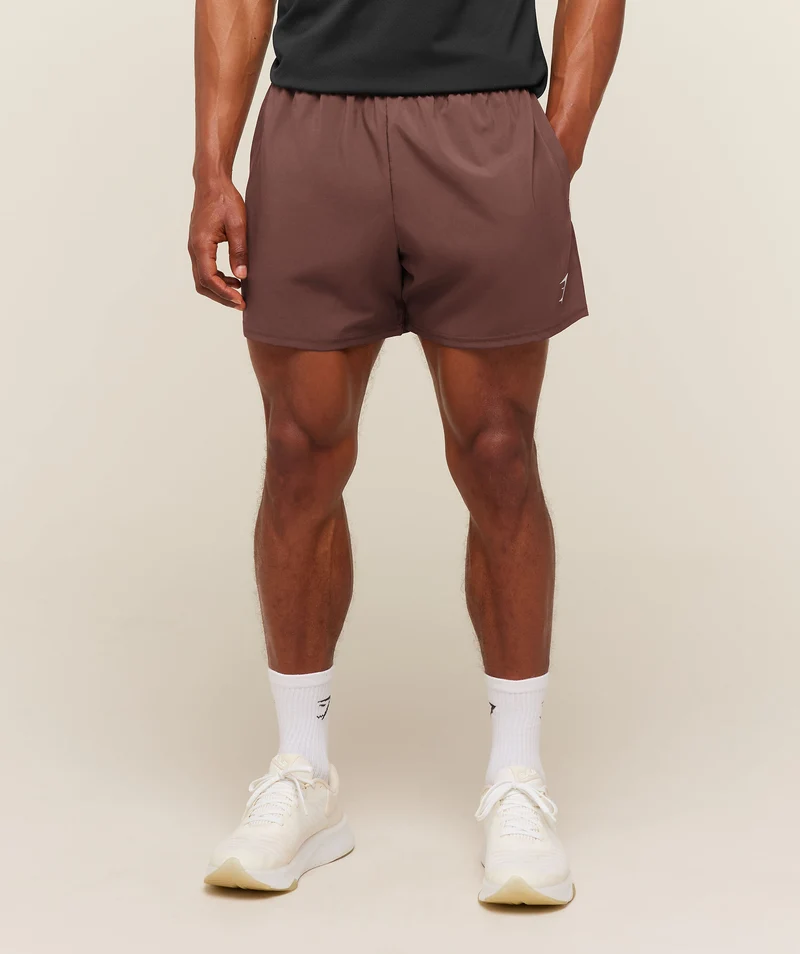 Gymshark Arrival 5" Shorts - Espresso Brown