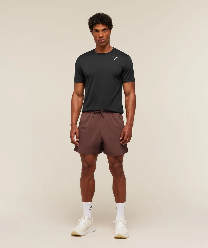 Gymshark Hybrid 6" Short - Espresso Brown