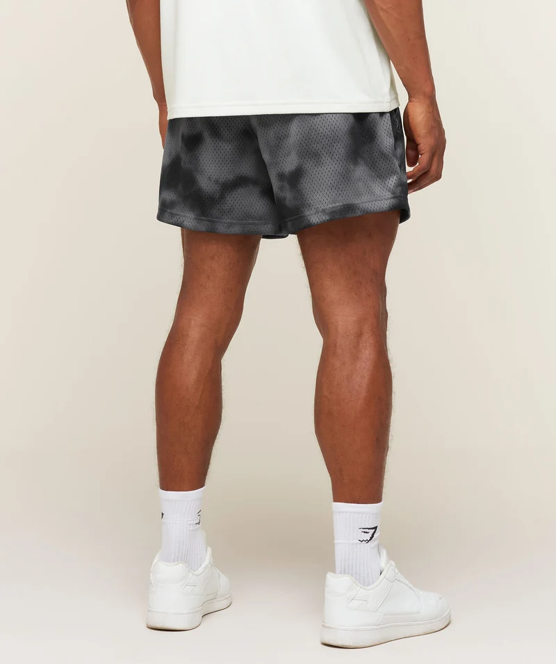 Gymshark Lifting Mesh 5" Shorts - Dark Grey
