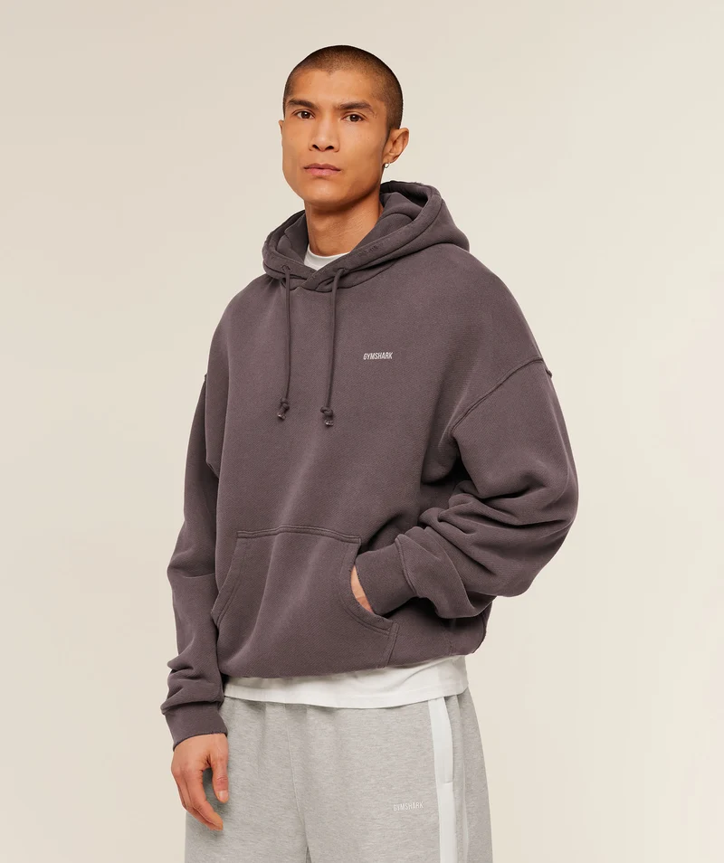 Gymshark x CBUM Washed Hoodie - Greyed Purple