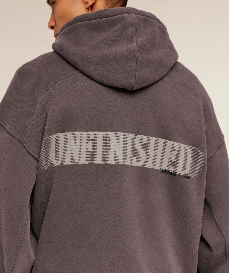 Gymshark x CBUM Washed Hoodie - Greyed Purple
