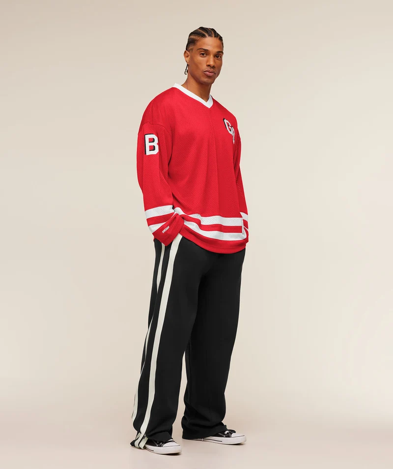 Gymshark x CBUM Hockey Jersey - Crimson Red