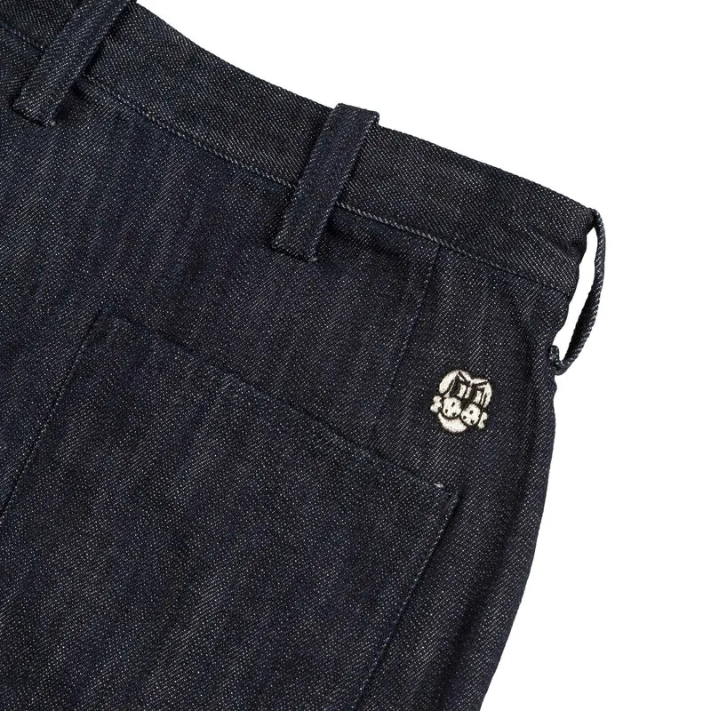 CHITO International 4 Pocket Double Knee Indigo Denim