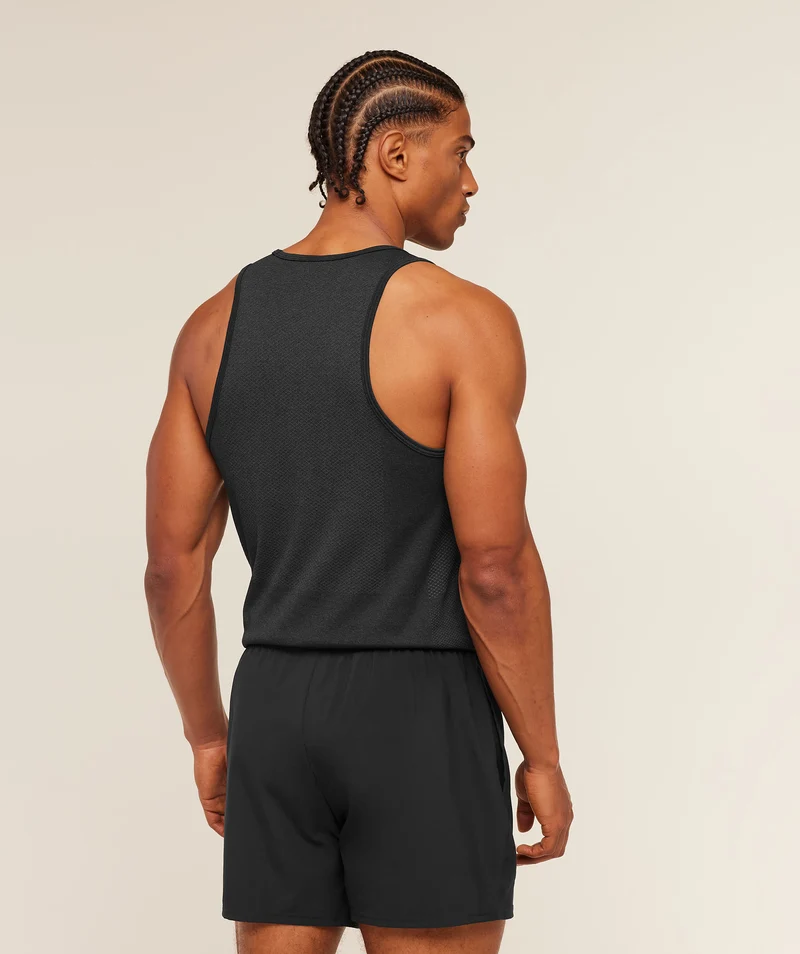 Gymshark Vital Tank - Black/Silhouette Grey