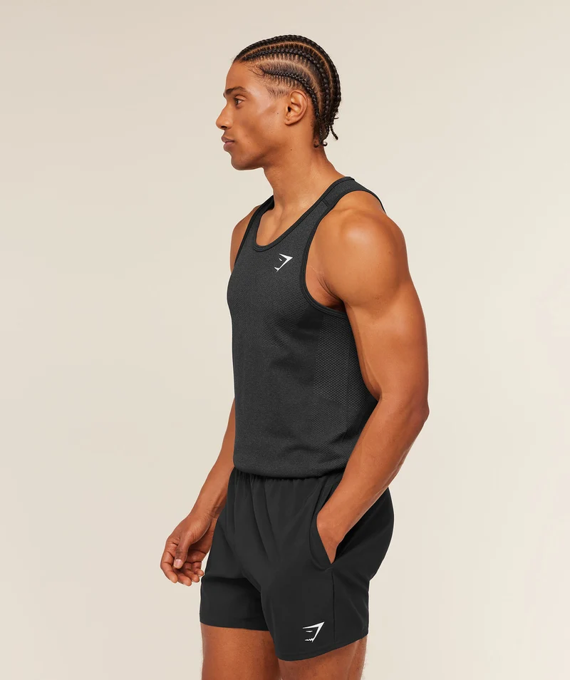 Gymshark Vital Tank - Black/Silhouette Grey