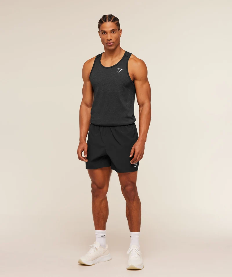 Gymshark Vital Tank - Black/Silhouette Grey