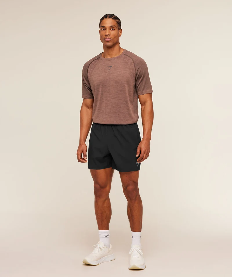 Gymshark Versatile Seamless T-Shirt - Taupe Brown/Cool Brown