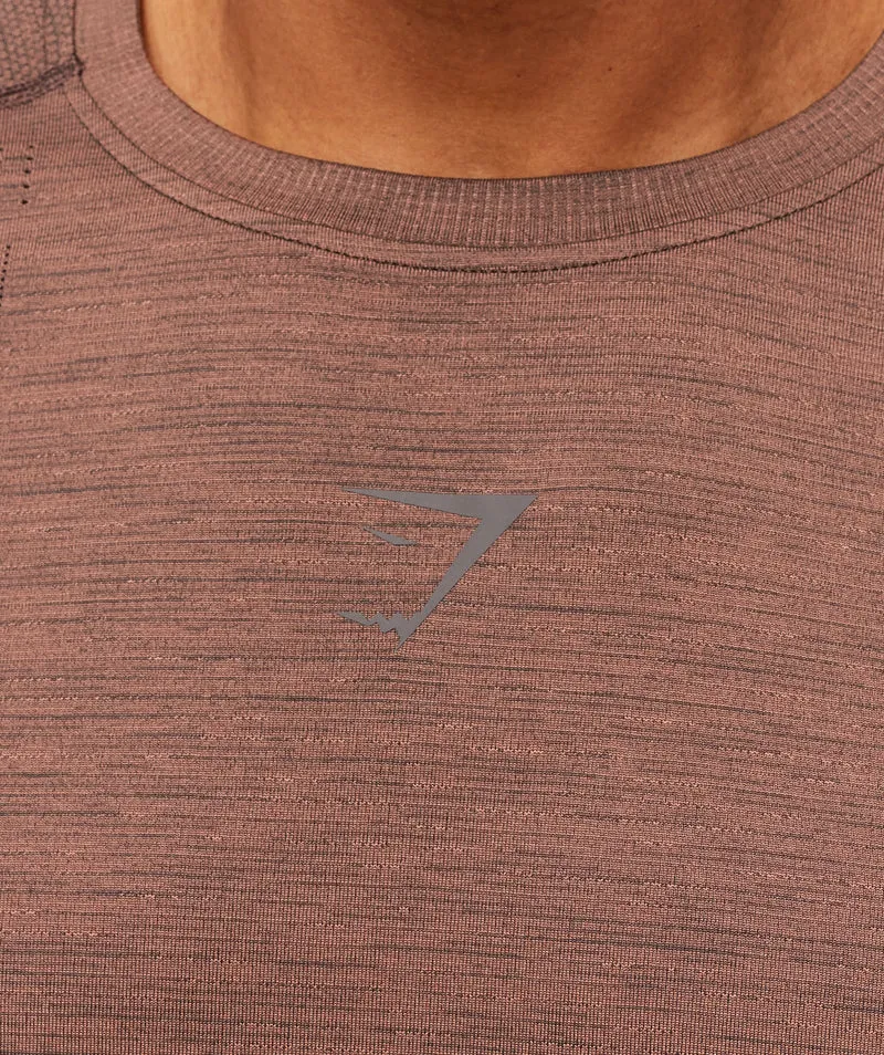 Gymshark Versatile Seamless T-Shirt - Taupe Brown/Cool Brown