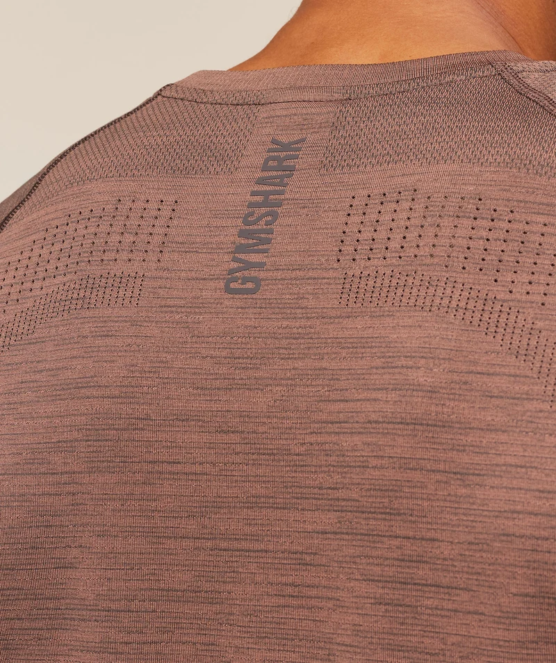 Gymshark Versatile Seamless T-Shirt - Taupe Brown/Cool Brown