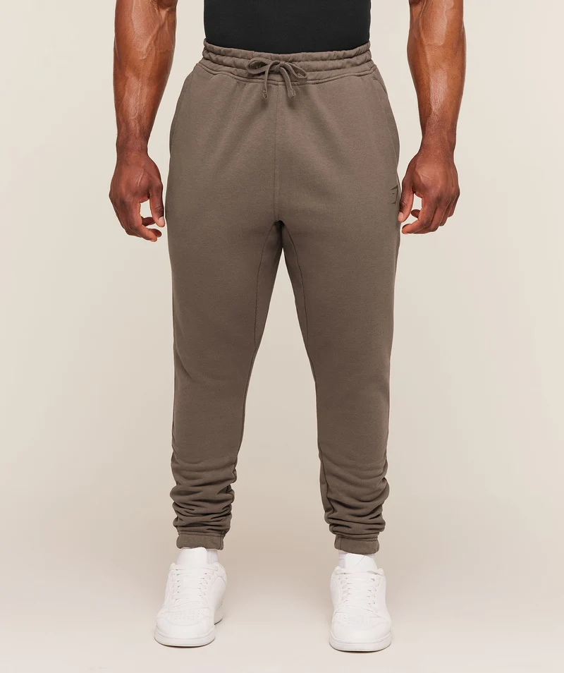 Gymshark Power Wordmark Jogger - Soft Brown