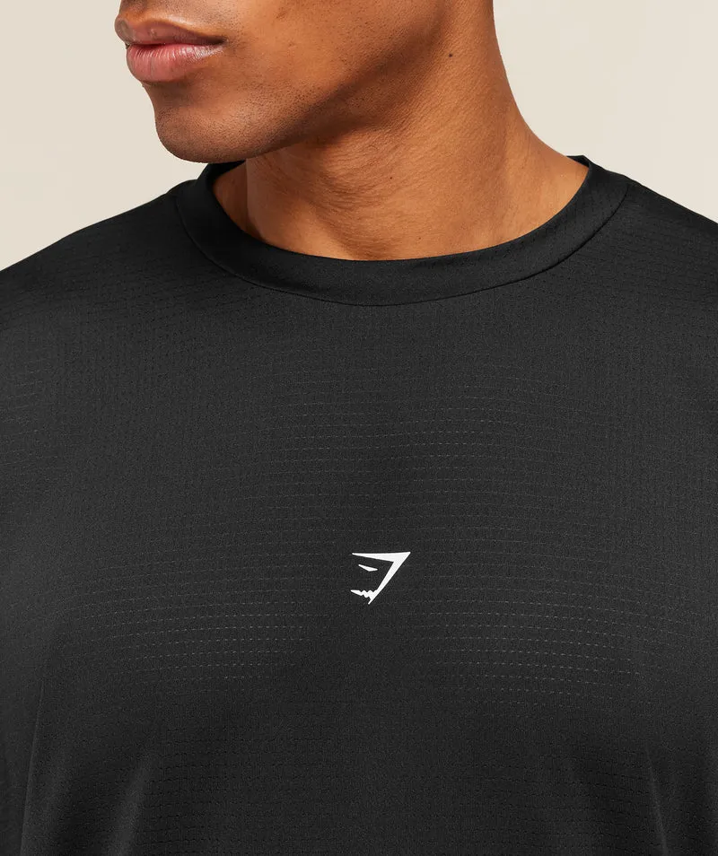 Gymshark GSRC Stencil Graphic T-Shirt - Black