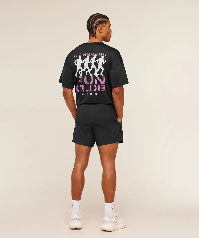 Gymshark GSRC Stencil Graphic T-Shirt - Black