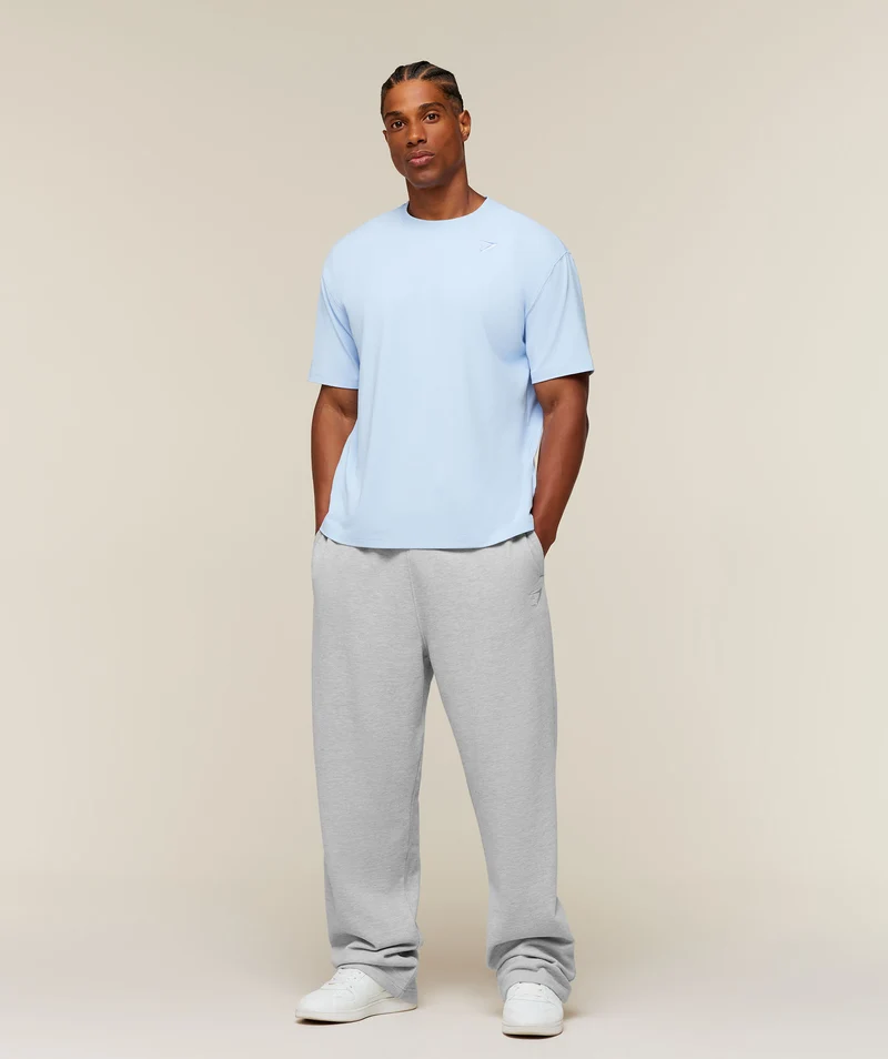 Gymshark Campus Crest T-Shirt - Tranquil Blue