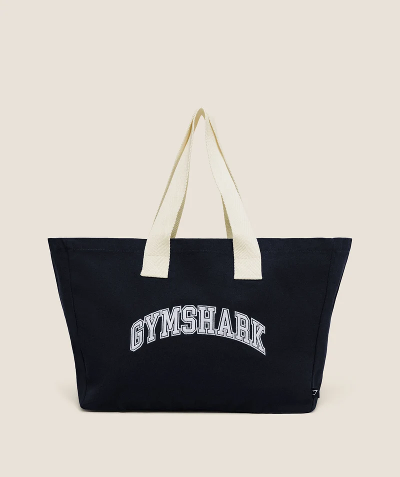 Gymshark Essentials Tote - Heavy Blue/Soft White