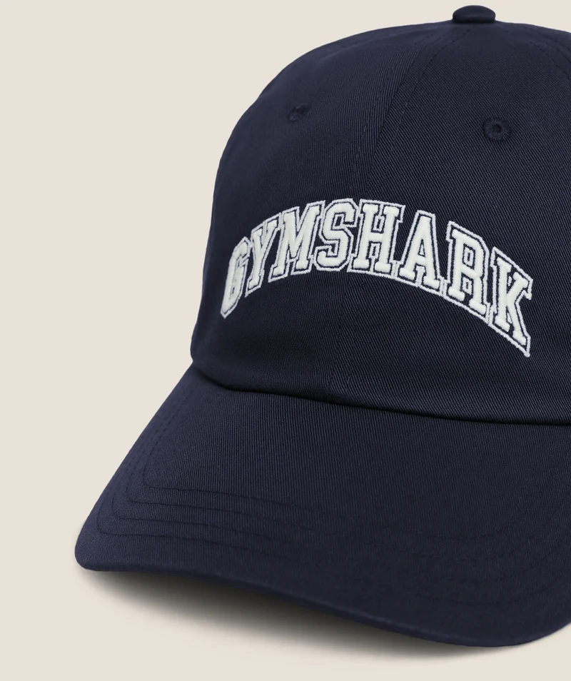 Gymshark Essentials Cap - Heavy Blue/Soft White
