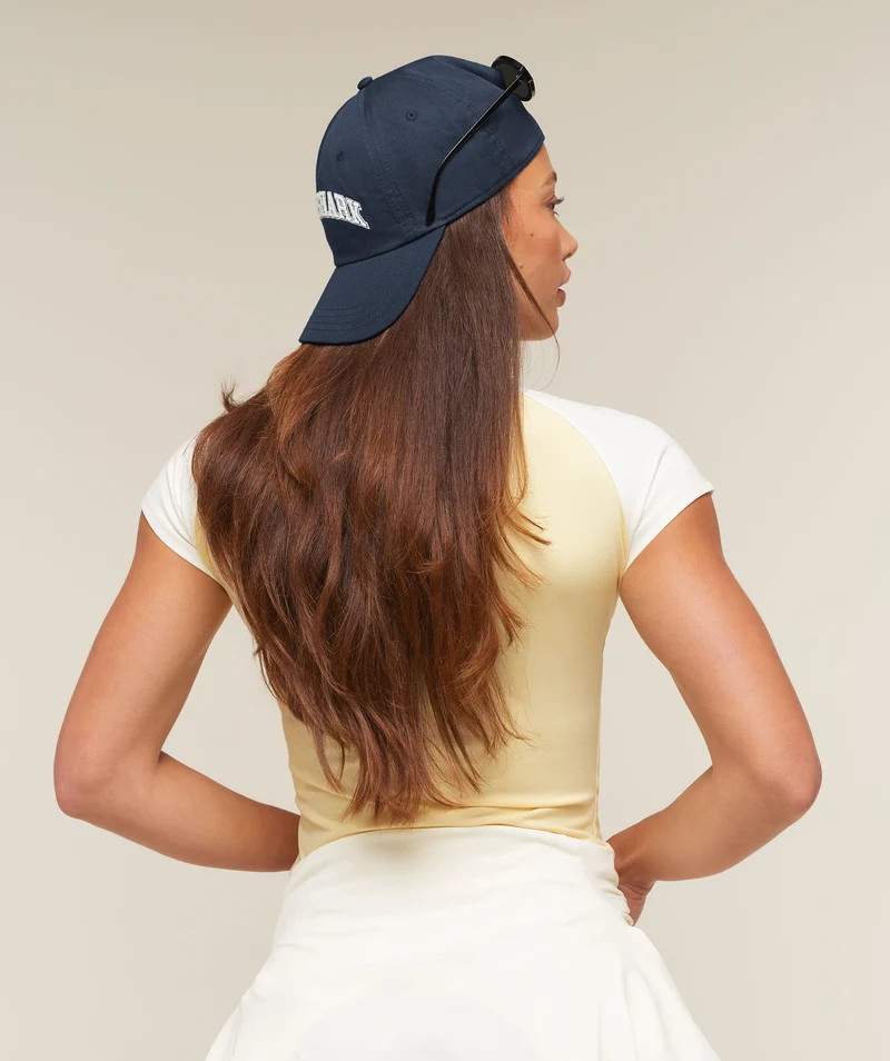 Gymshark Essentials Cap - Heavy Blue/Soft White