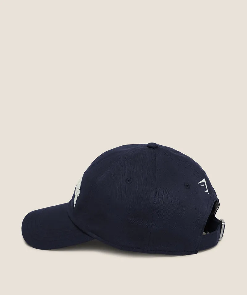 Gymshark Essentials Cap - Heavy Blue/Soft White