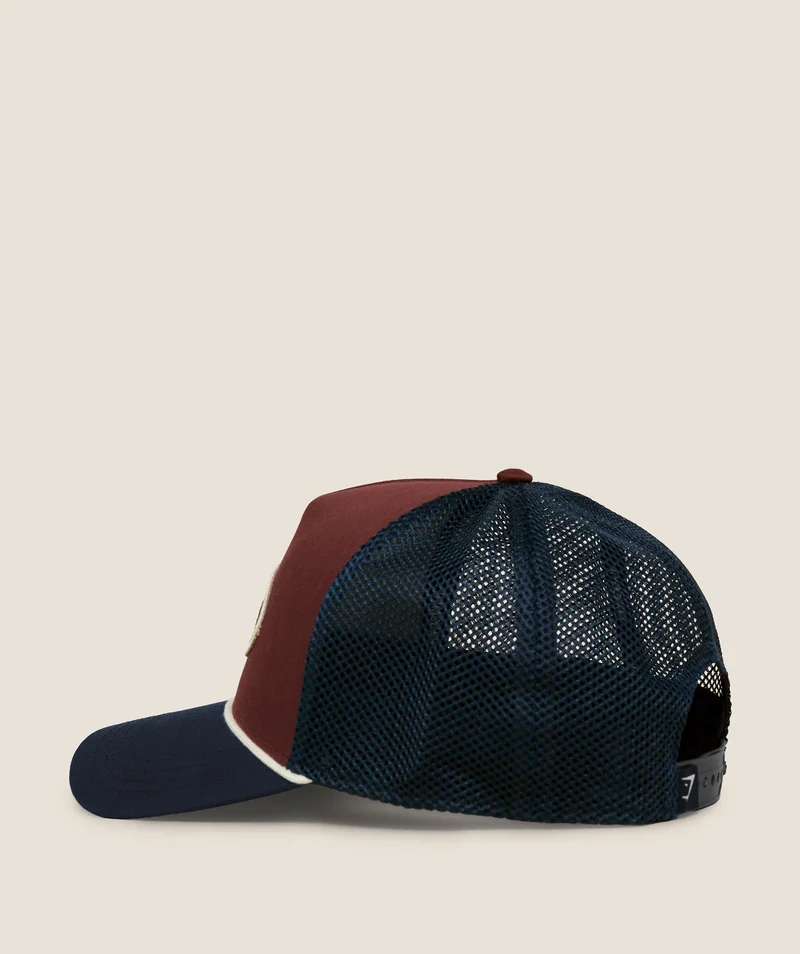 Gymshark Trucker Cap - Heavy Blue/Espresso Brown