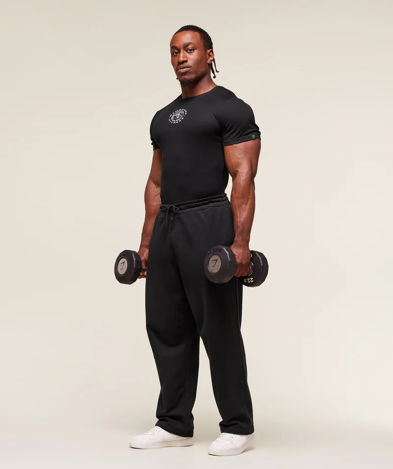 Gymshark Legacy Ribbed T-Shirt - Black