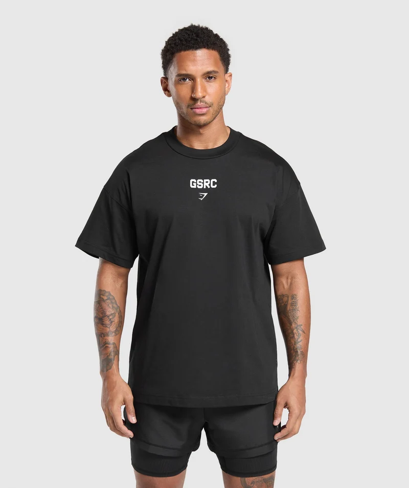 Gymshark GSRC T-Shirt - Black
