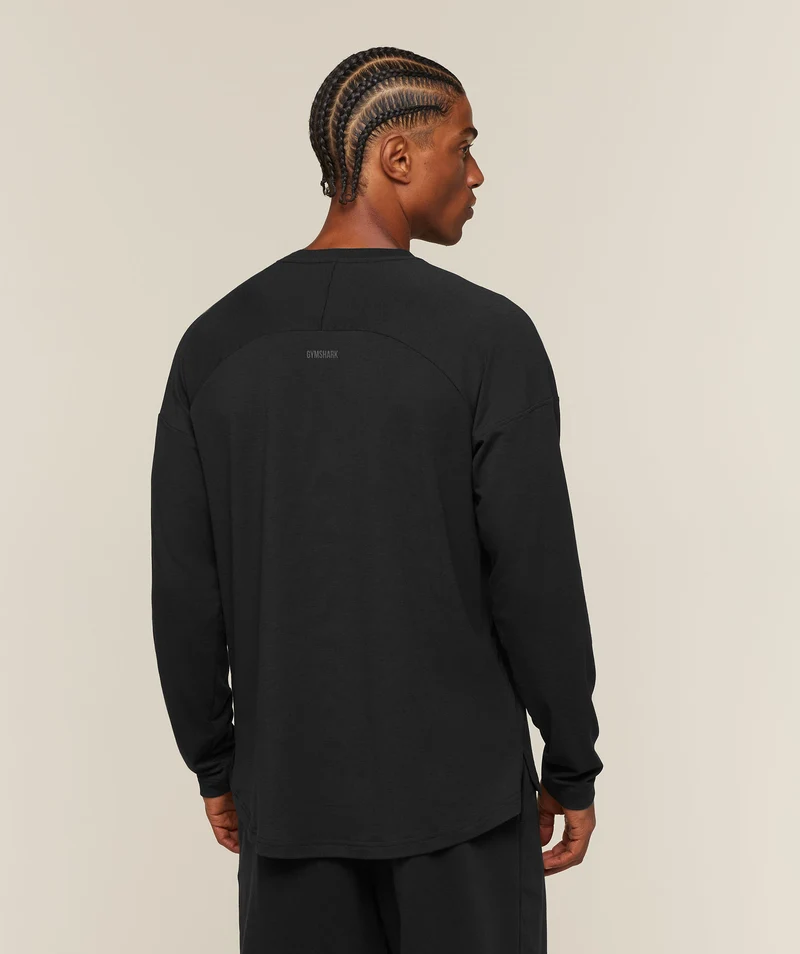 Gymshark GSLC Raglan Long Sleeve T-Shirt - Black