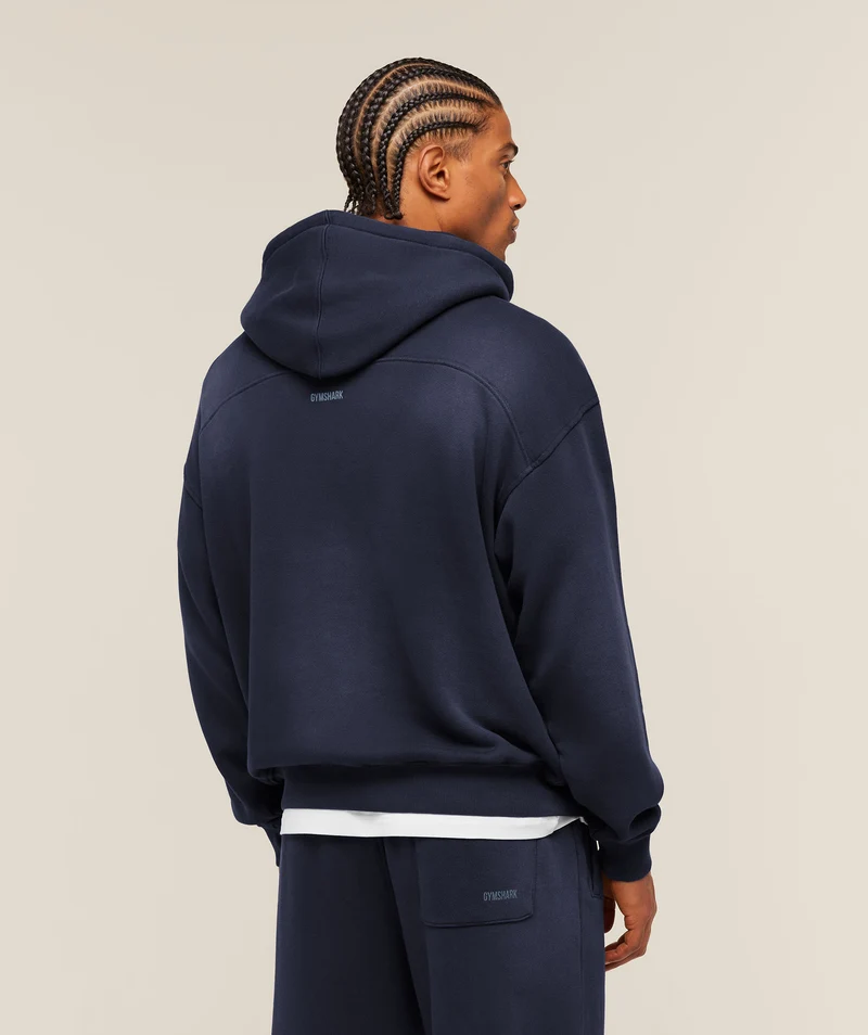 Gymshark GSLC Hoodie - Heavy Blue/Wash