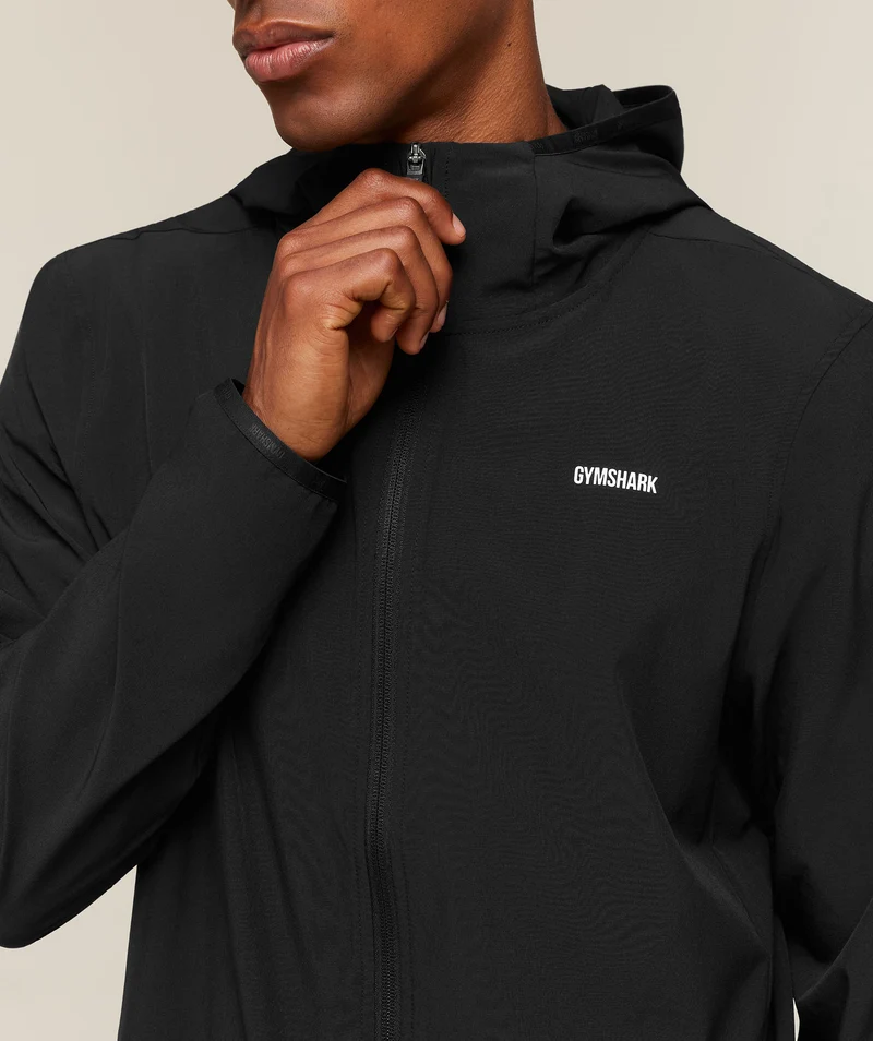 Gymshark Train Hooded Track Jacket - Black