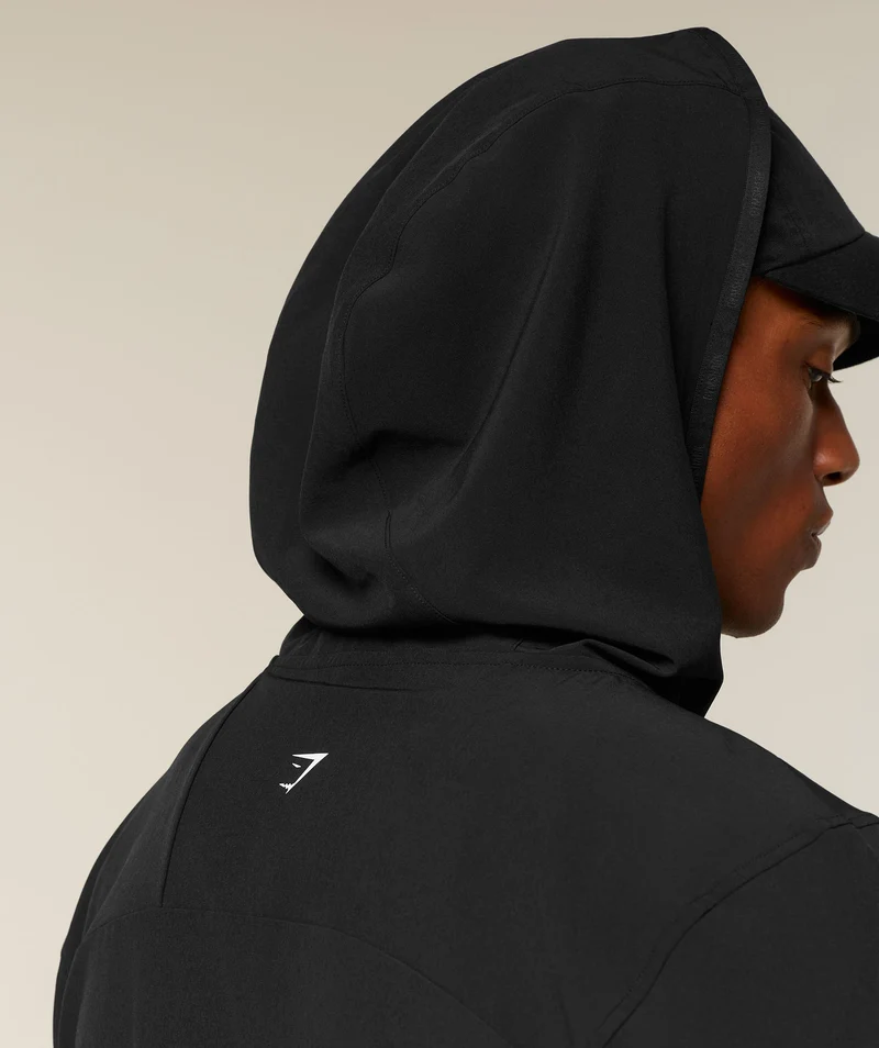 Gymshark Train Hooded Track Jacket - Black