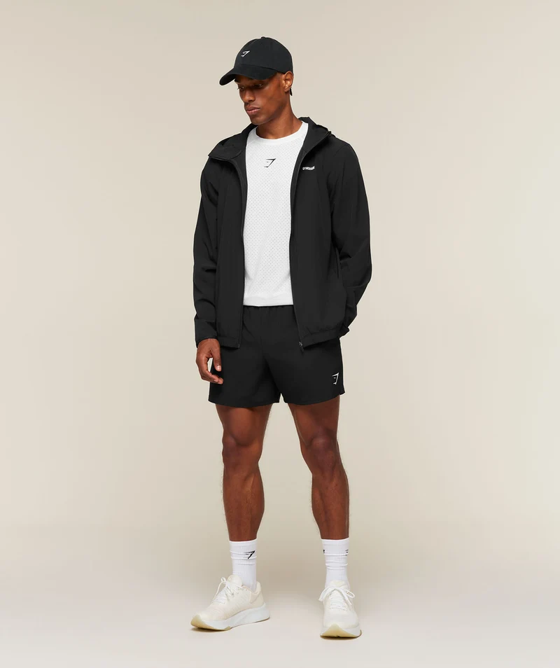 Gymshark Train Hooded Track Jacket - Black