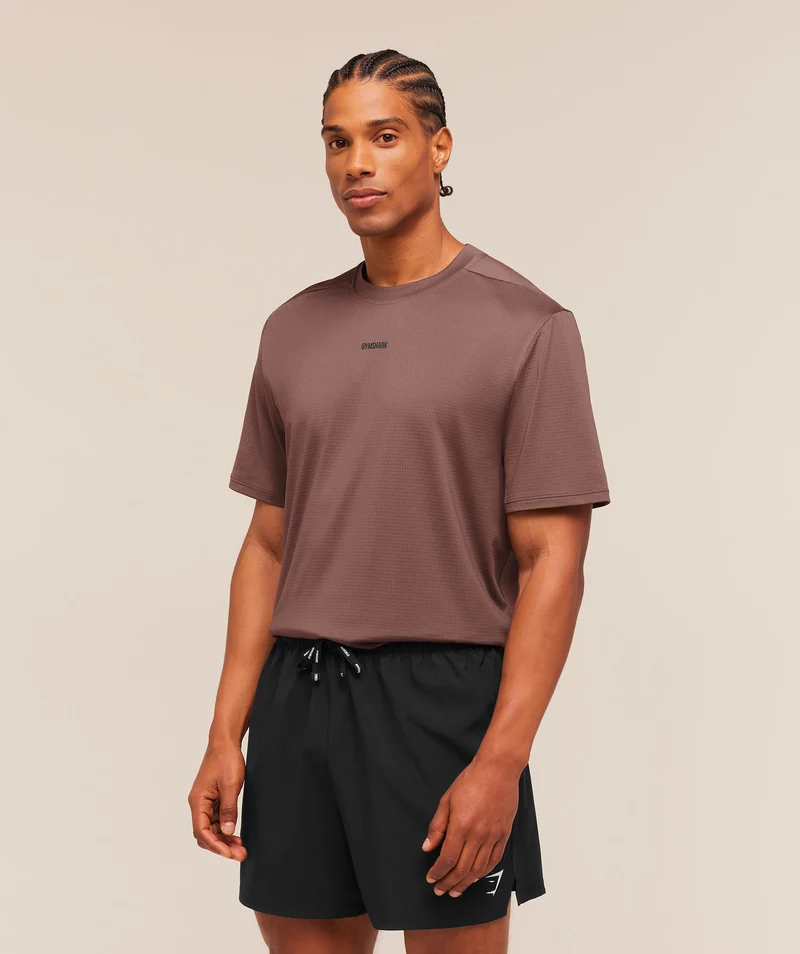 Gymshark Train T-Shirt - Espresso Brown