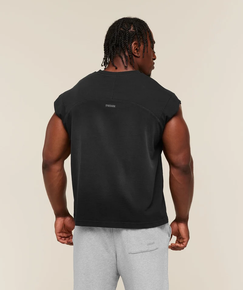Gymshark GSLC Cut off tank - Black/Wash