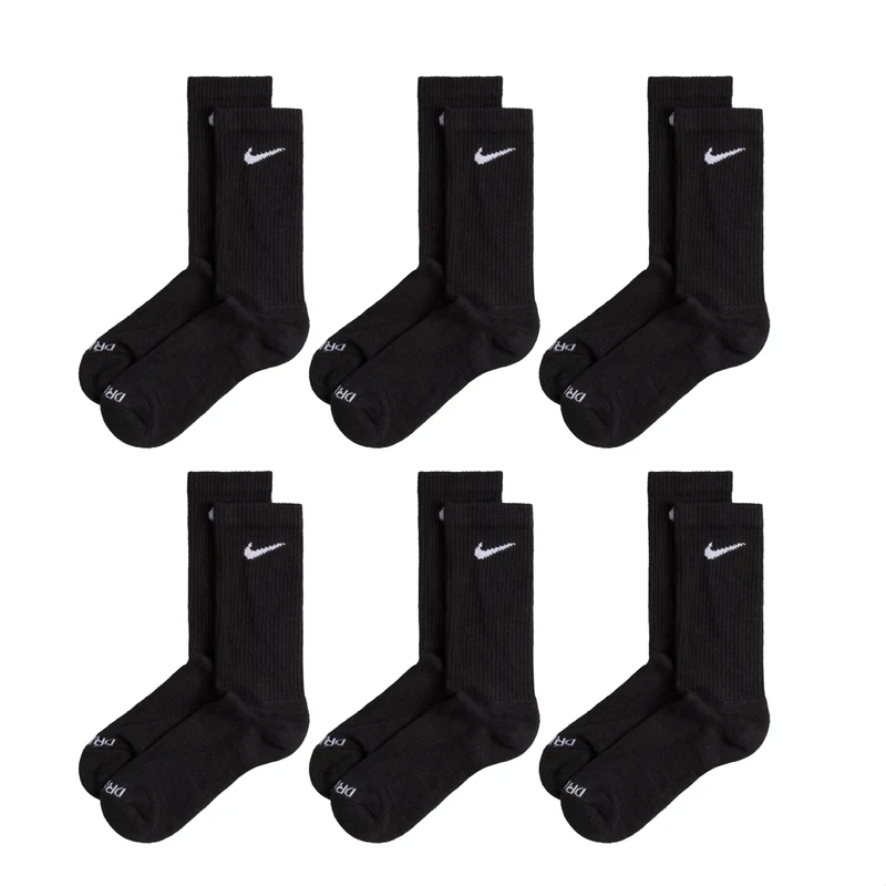Nike Everyday Plus Cushioned Crew Socks 6 Pack