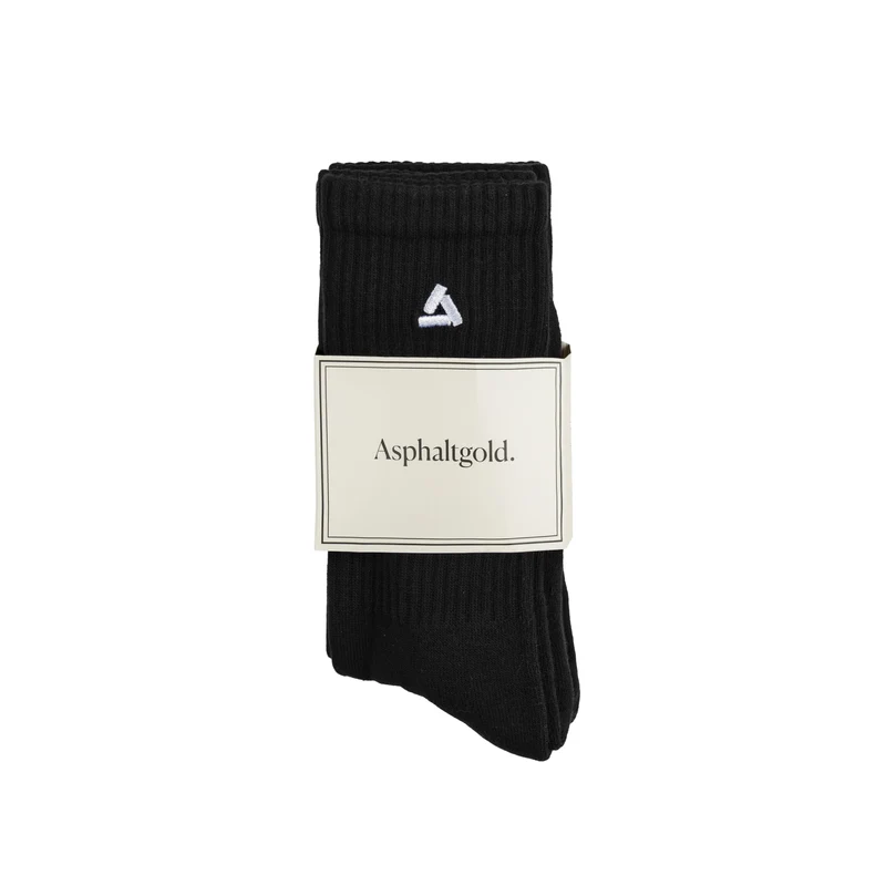 Asphaltgold 3-Pack Stack Logo Socks