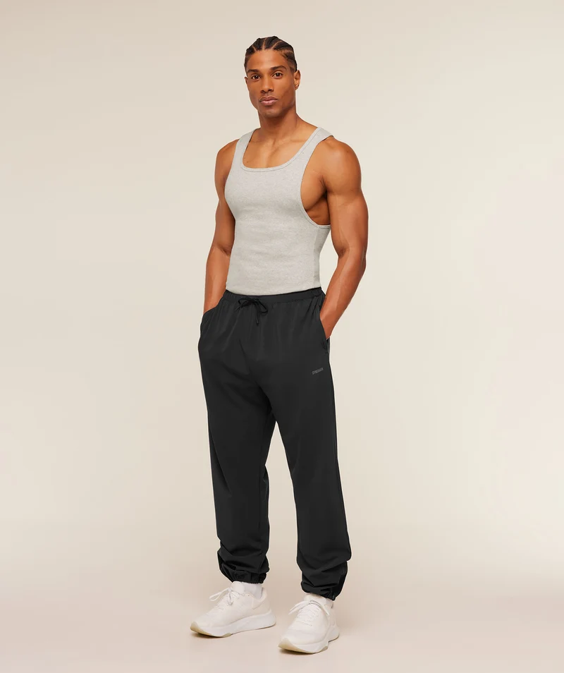 Gymshark x CBUM Ribbed Tank - Bros Stone Grey Marl
