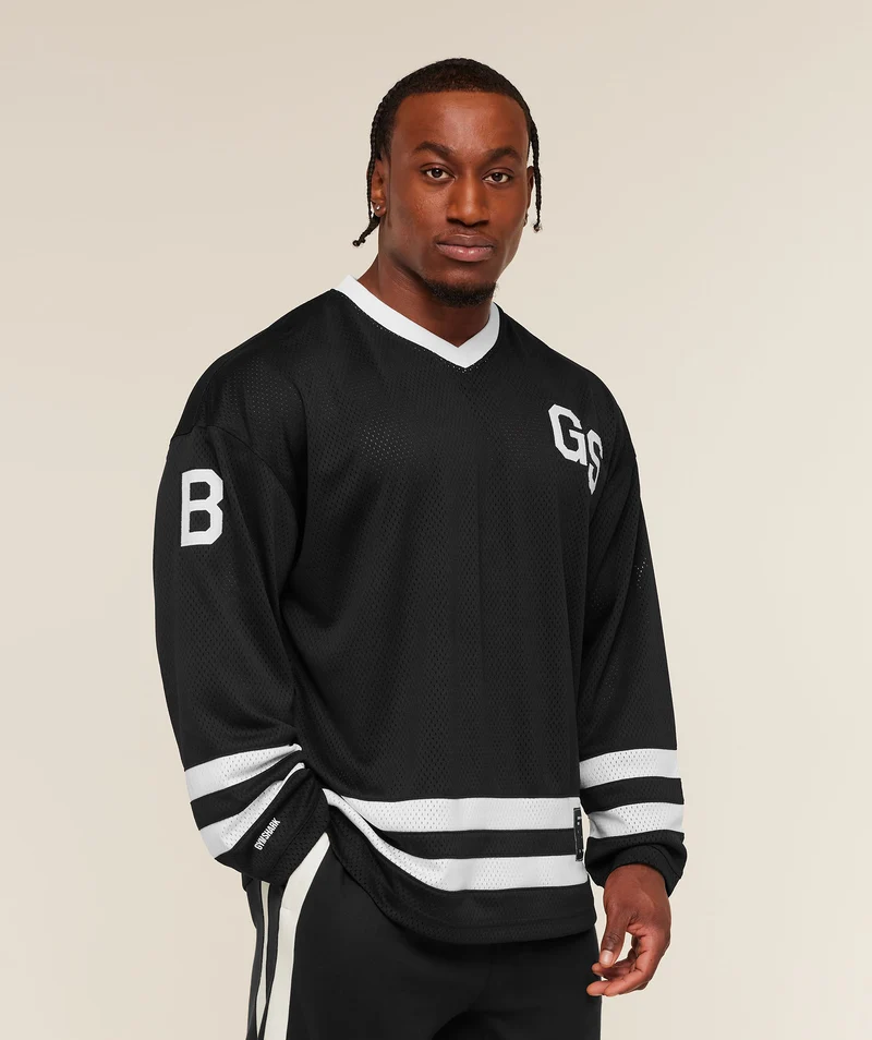 Gymshark x CBUM Hockey Jersey - Black