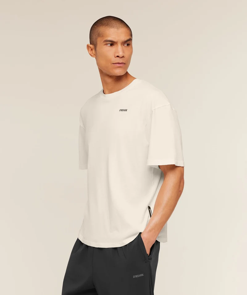 Gymshark x CBUM T-Shirt - Soft White