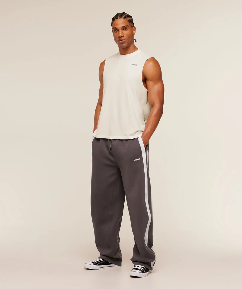 Gymshark x CBUM Washed Sleeveless T-Shirt - Soft White